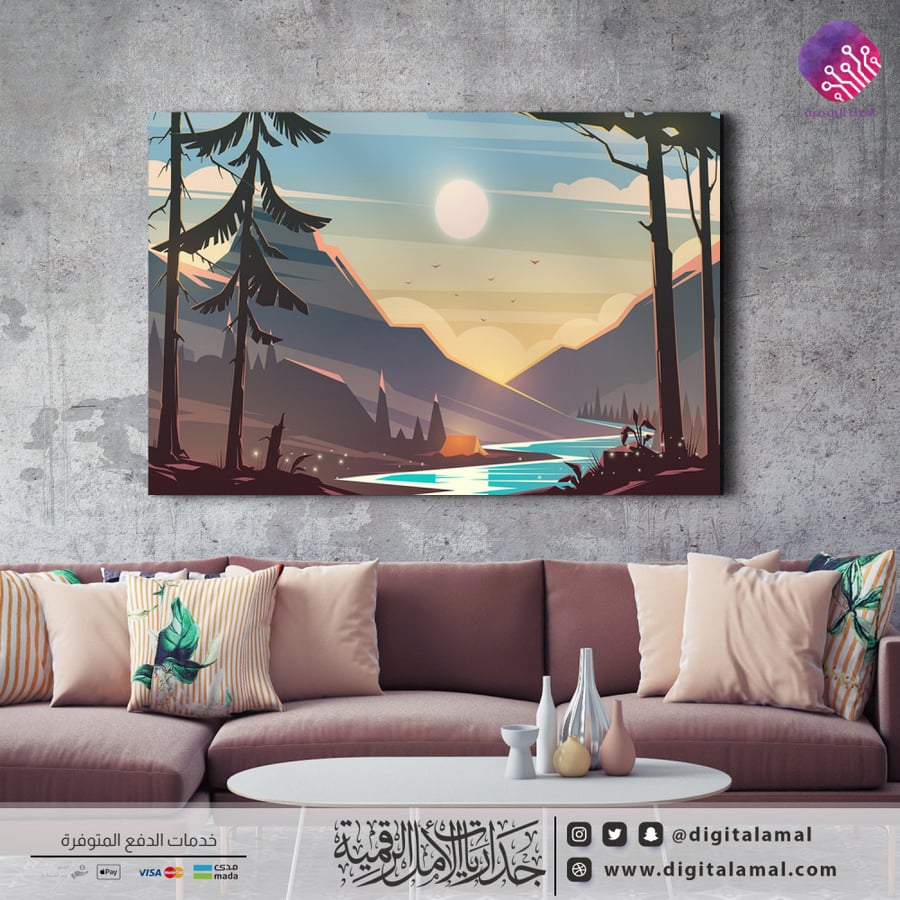 A distinctive wall panel for the stunning nature