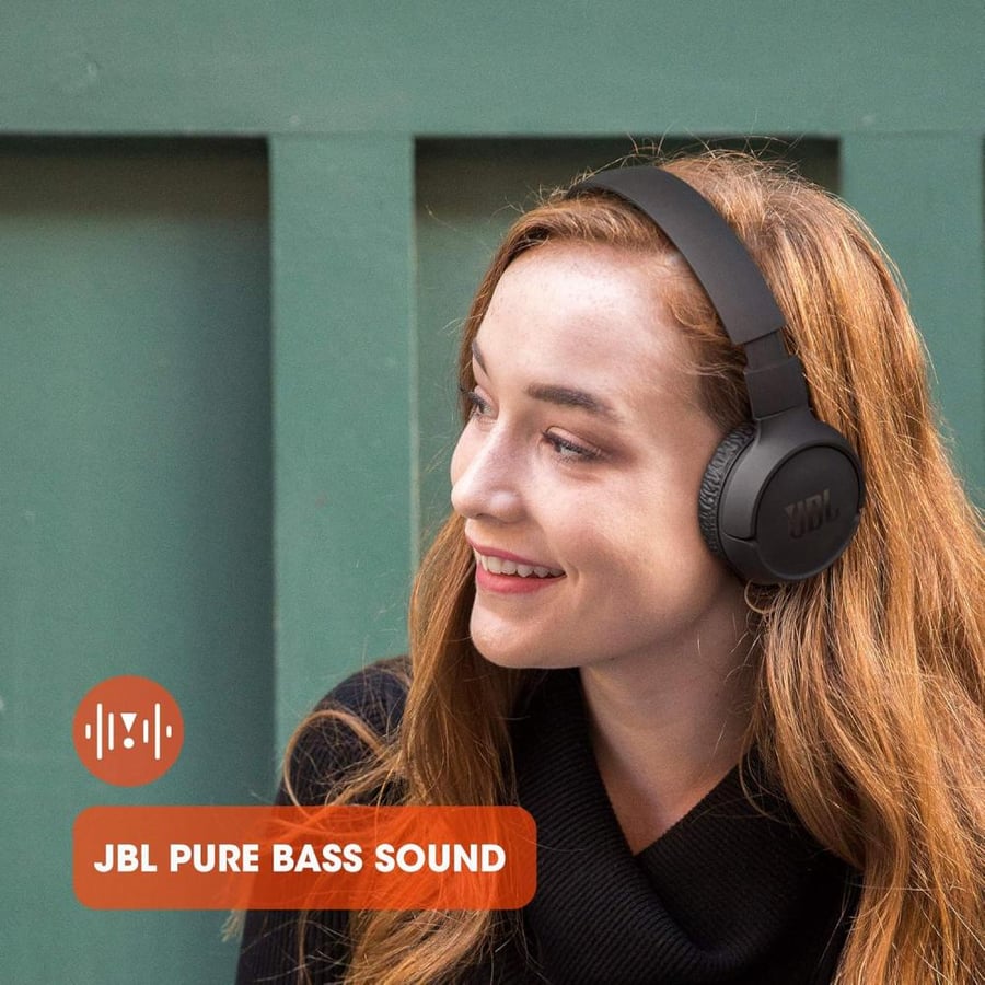 سماعة لاسلكية بلوتوث  (TUNE 510 BT) مع بطارية تدوم 40 ساعة ()() -  من JBL