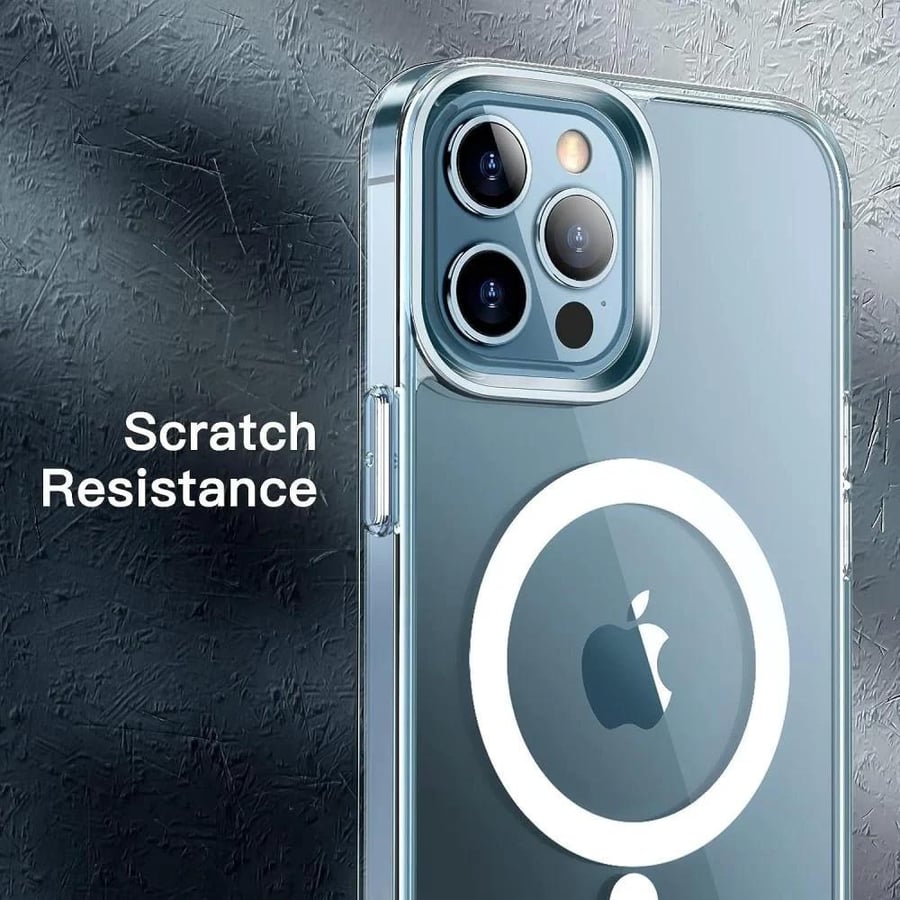 جراب iPhone كريستال شفاف نحيف Slim مقاوم للكسر والصدمات
