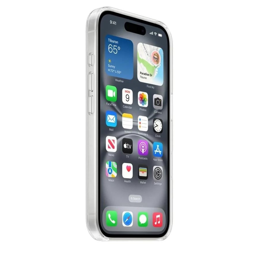 جراب iPhone كريستال شفاف نحيف Slim مقاوم للكسر والصدمات