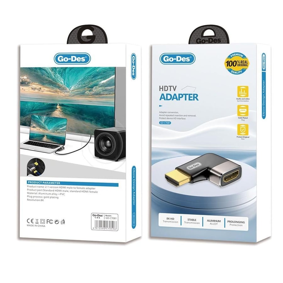 محول HDTV (GD-CT081) للتلفزيونات-  يدعم HDMI - من  Go-Des
