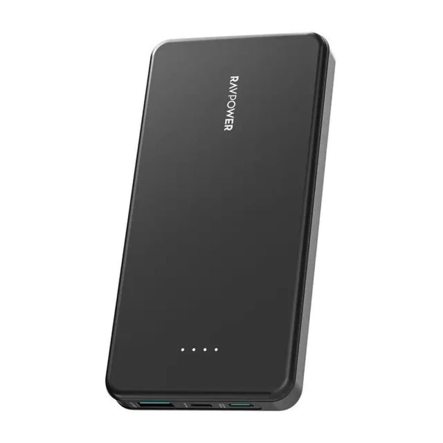 شاحن متنقل (RP-PB1215) (PD Pioneer 15w) 10,000mAh ميلي أمبير مع مداخل تايب سي( PD x 1) + يو اس بي(USB-A x 1) من RAVPOWER