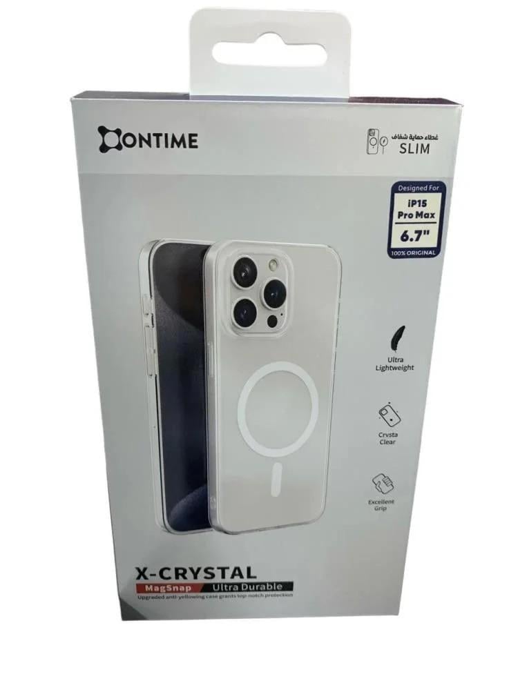 جراب iPhone كريستال شفاف نحيف Slim مقاوم للكسر والصدمات