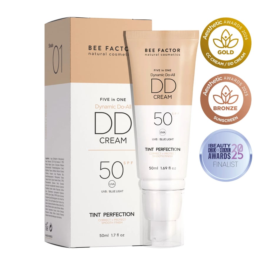 كريم DD بتركيبة خفيفة تعزز إشراقة البشرة وتوفر حماية يومية SPF50
