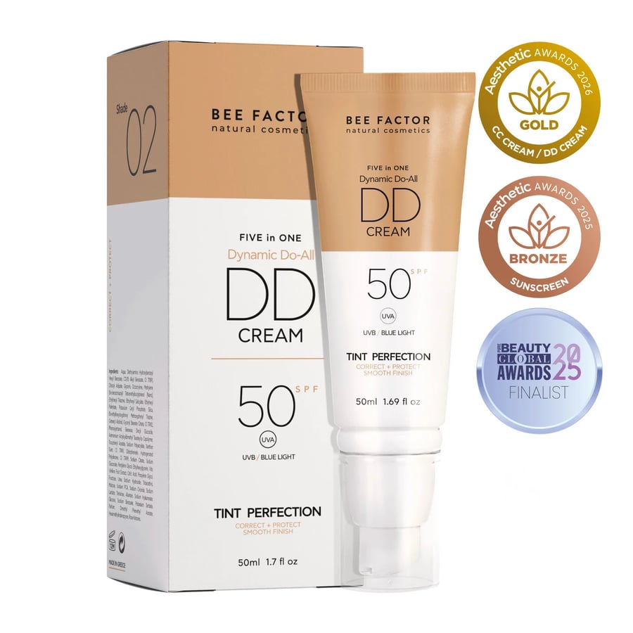 كريم DD بعامل حماية SPF50 يعزز إشراقة البشرة ويحسّن مظهرها العام