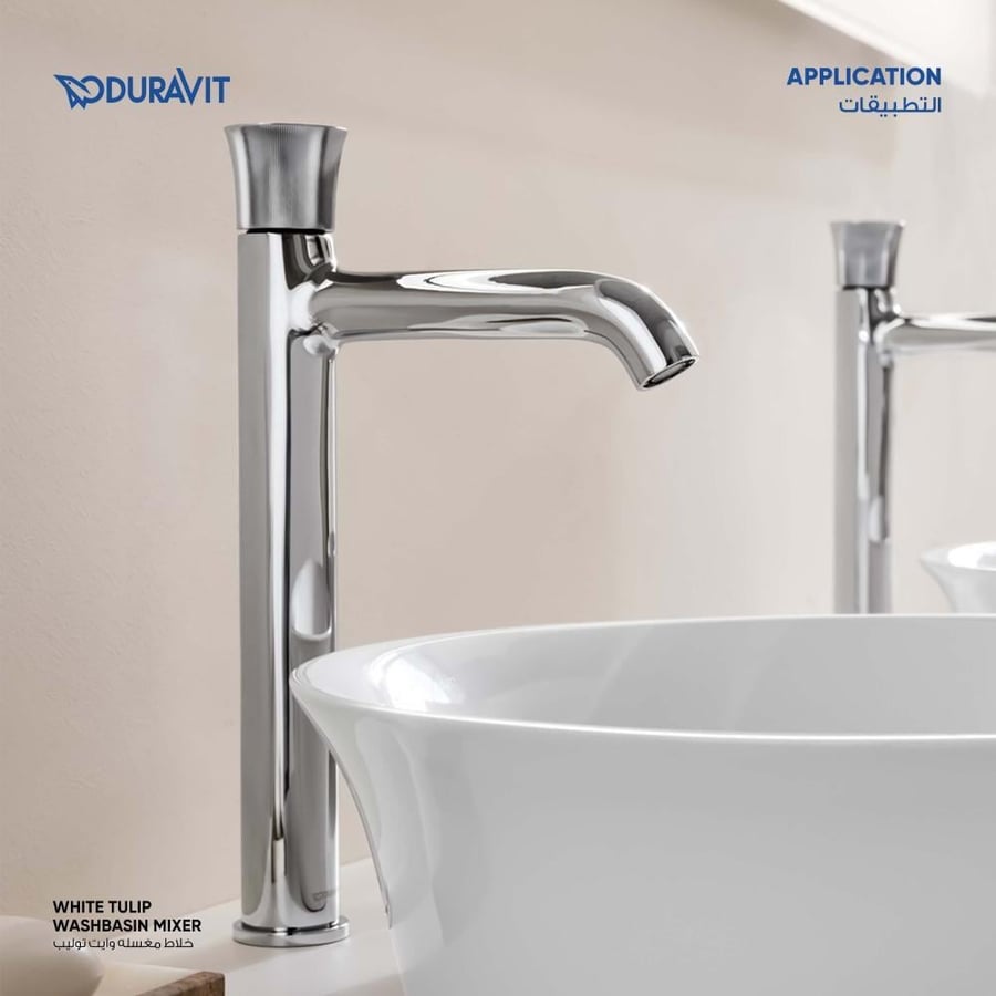 White Tulip washbasin mixer