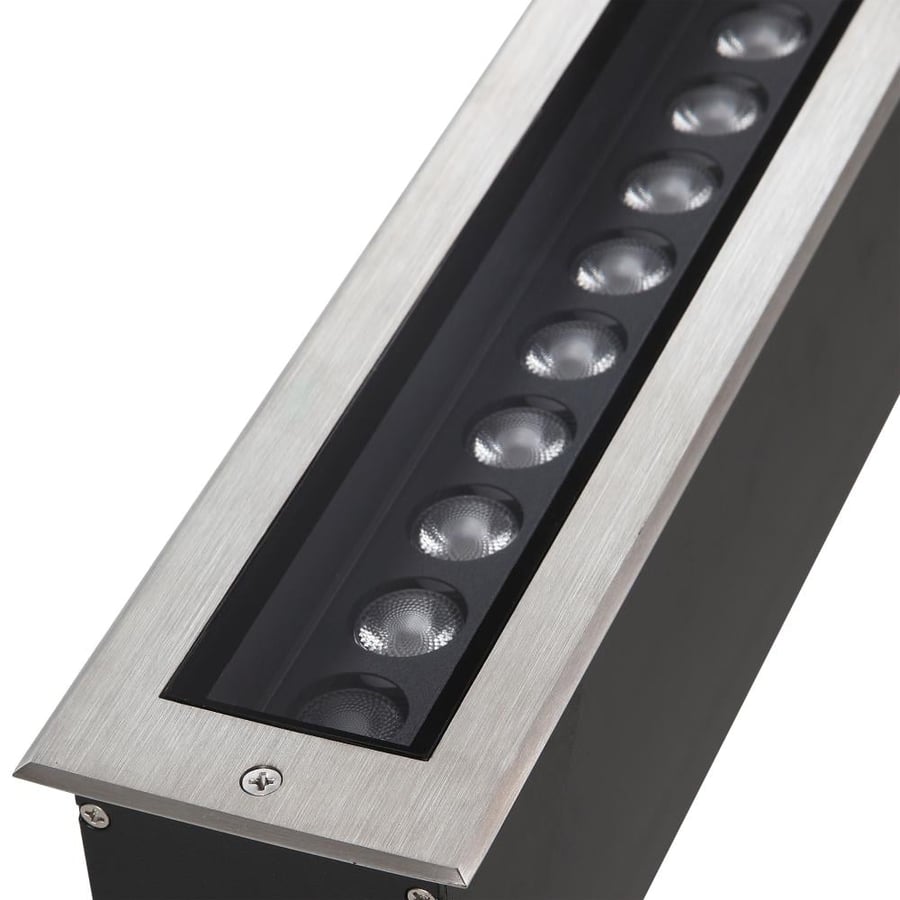 وحدة إضاءة أرضية LED خارجية قابلة للتعديل – IP67 – زاوية 24° – إنارة حدائق وممرات وال واشر wall washer