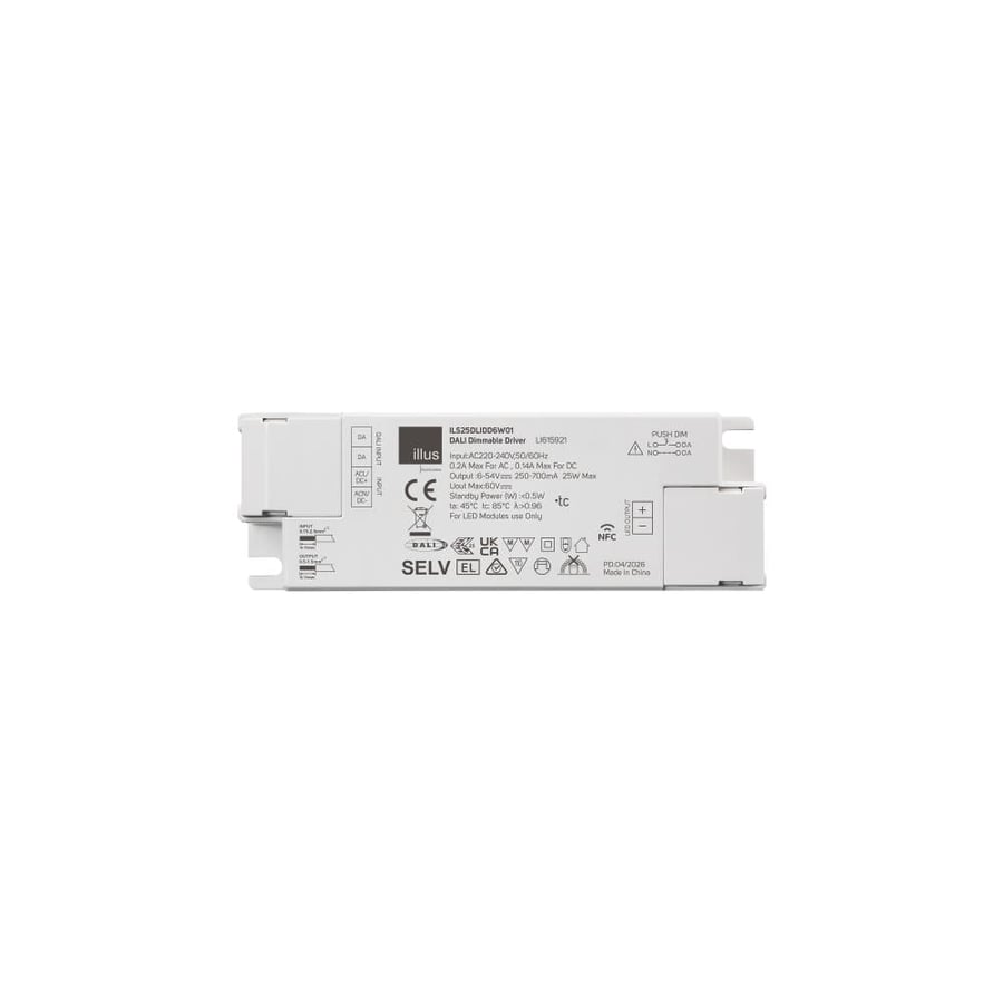 محول DALI لوحدات إنارة LED — 25 واط
