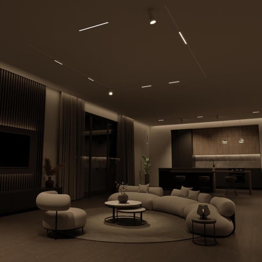 وحدة إنارة مغناطيسي Linear Light خطي  - 10واط -الطول304.3مم