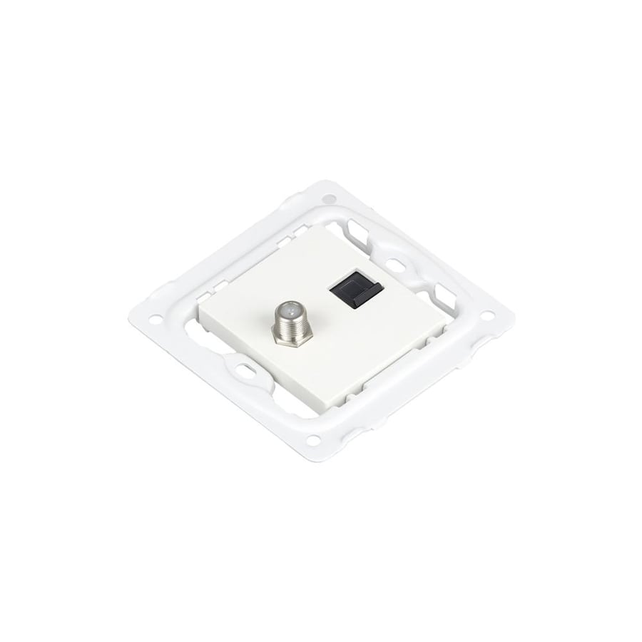 Antenna Receiver Socket Cover + Data Socket (White)