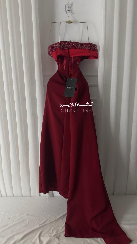 فستان ناعم باللونين