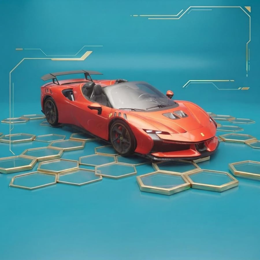 فيراري SF90 XX سبايدر احمر رياضي السياره الجديدة بأقل سعر