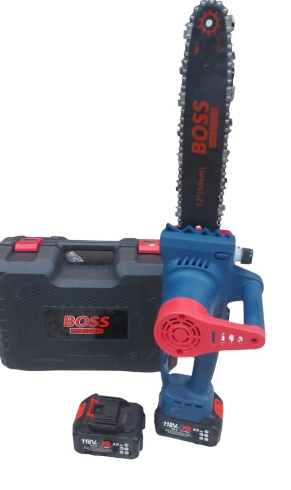 منشار جنزير 12 انش BOSS بطارية
