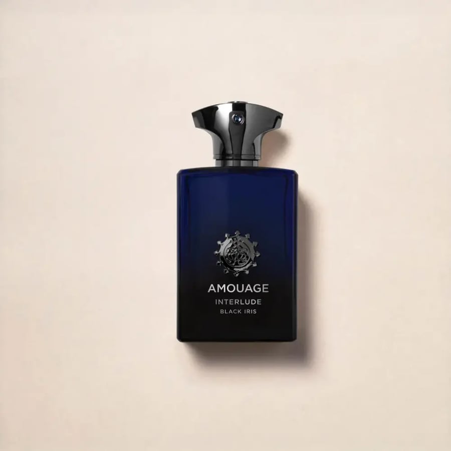 صورة عينة امواج انترلود بلاك ايريس الرجالي او دو بارفيوم Amouage Interlude Black Iris for Men Eau de Parfum مانفستو