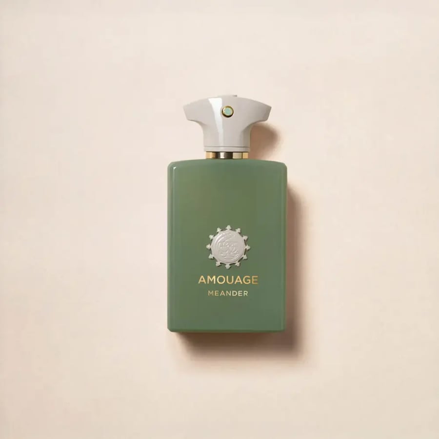 صورة عينة امواج مياندر او دو بارفيوم Amouage Meander Eau de Parfum مانفستو