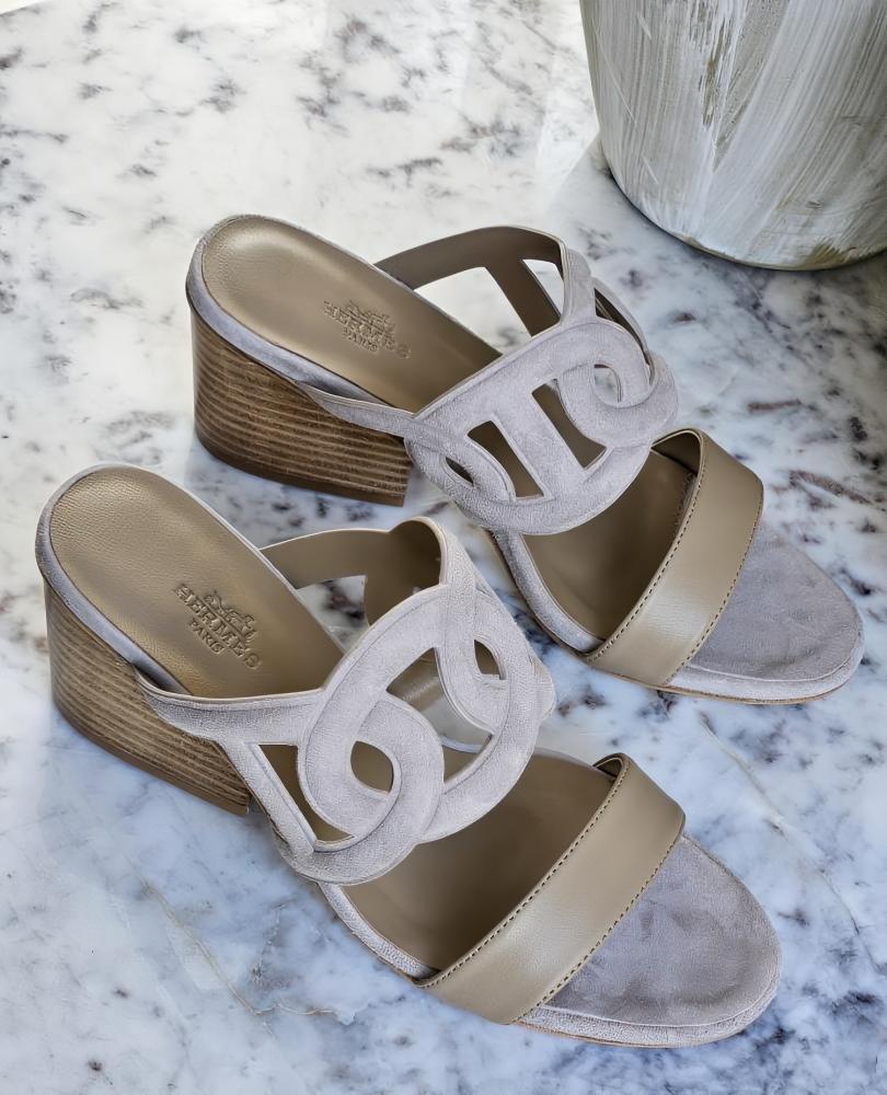 High heel sandal from Hermes, master quality