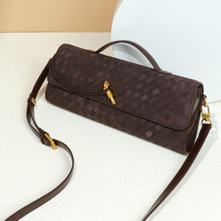 Andiamo suede bag from Bottega