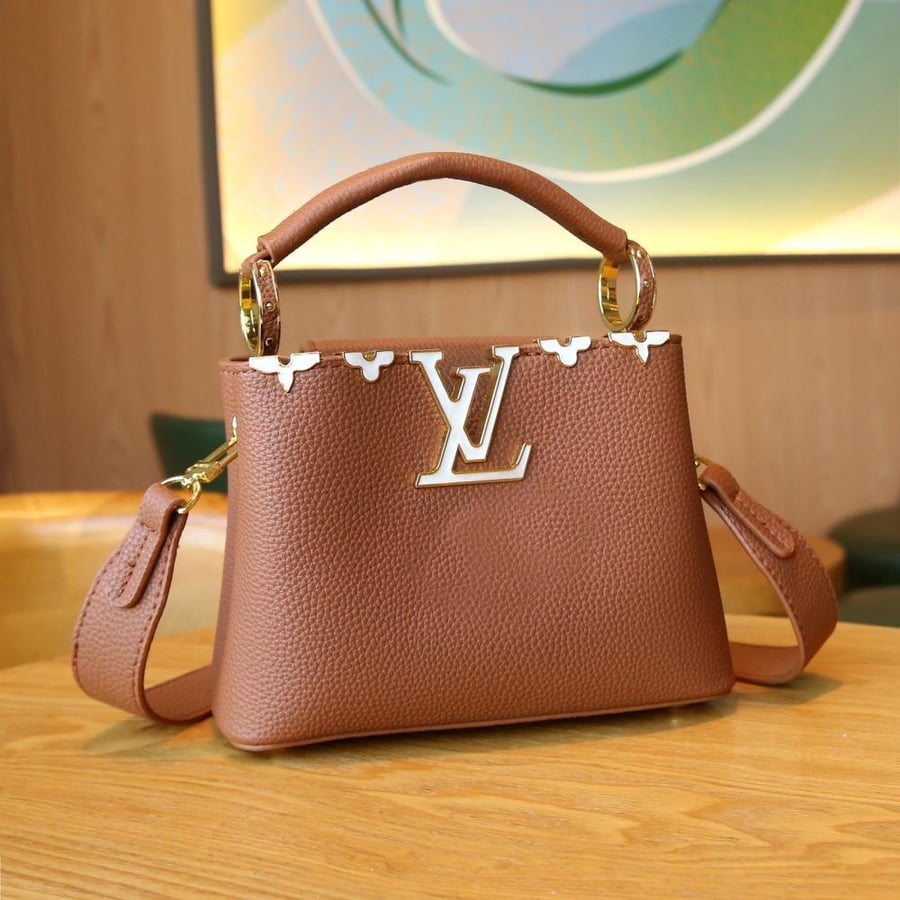 Leather textured bag from Louis Vuitton (LV) multiple colors