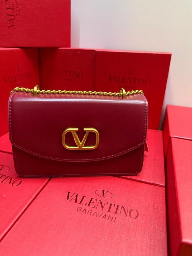 حقيبة بالجلد اللامع من فالنتينو  (VALENTINO) ألوان متعددة
