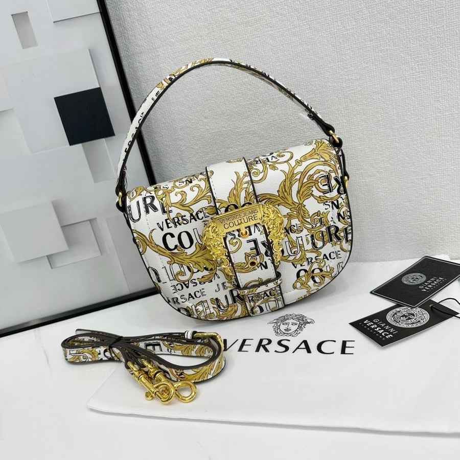 حقيبة جينز كوتور من فيرزاتشي (Versace) ألوان متعددة