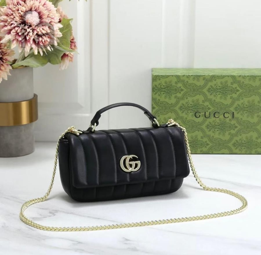 حقيبة ميلانو بمقبض علوي من غوتشي (Gucci) ألوان متعددة