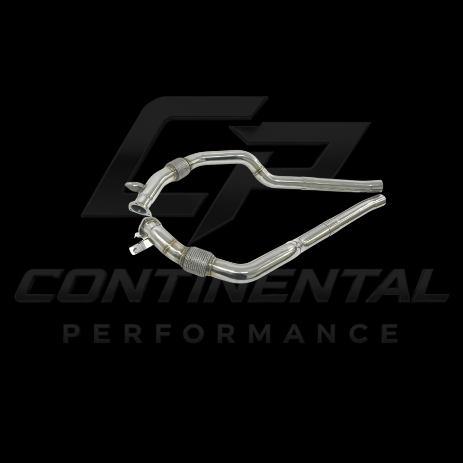 RS6 C8 ss front pipe