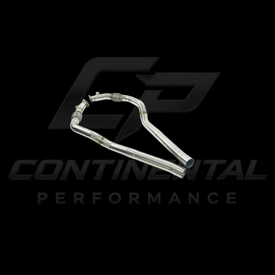 RS6 C8 ss front pipe