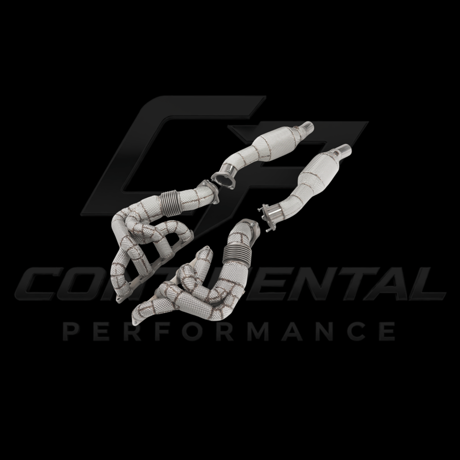 Ferrari F430 downpipe and headers