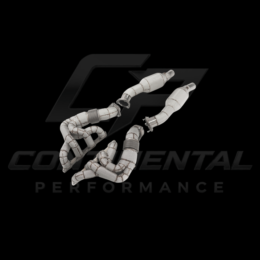 Ferrari F430 downpipe and headers