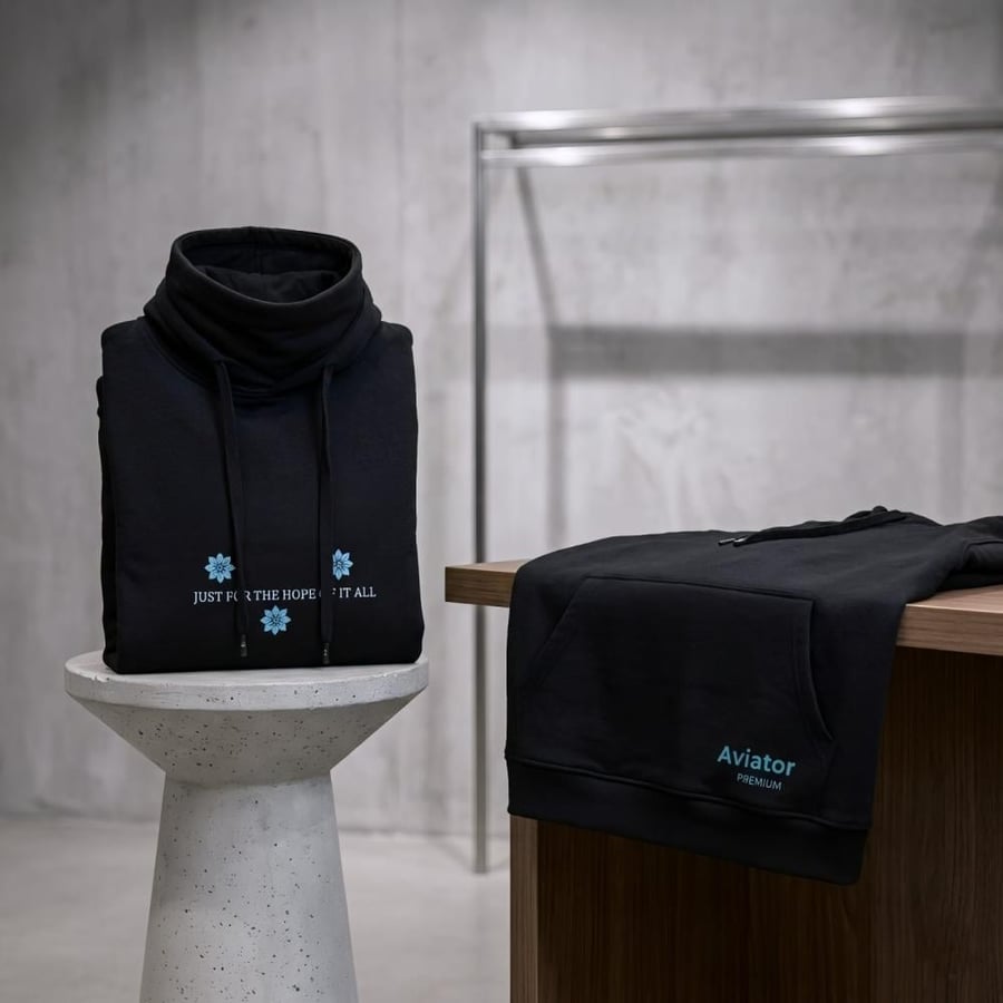Winter Black Hoodie