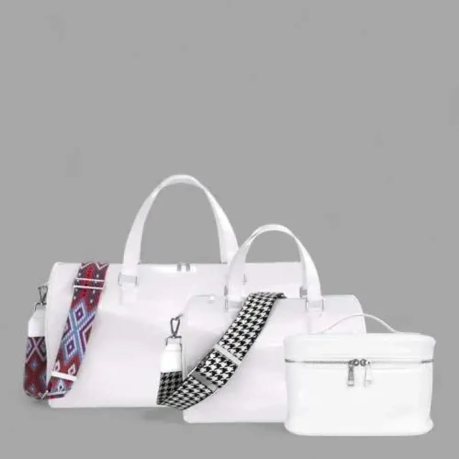 Handbag Set – Package by BANDE A PART – Elegance and Variety in One Collection – Multiple Sizes – Flashy Green Color