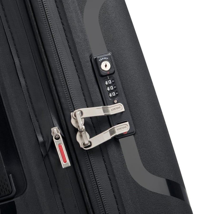 Delsey Clavel Luggage Set – 3-Piece Set (S/M/L) – Black