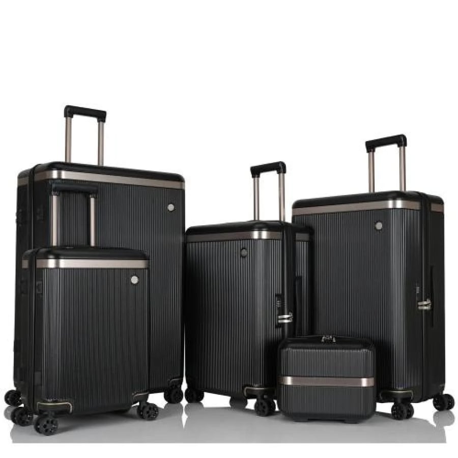 5-Piece Travel Suitcase Set – Made from High-Quality PC Material – Break-Resistant – Universal Combination Lock