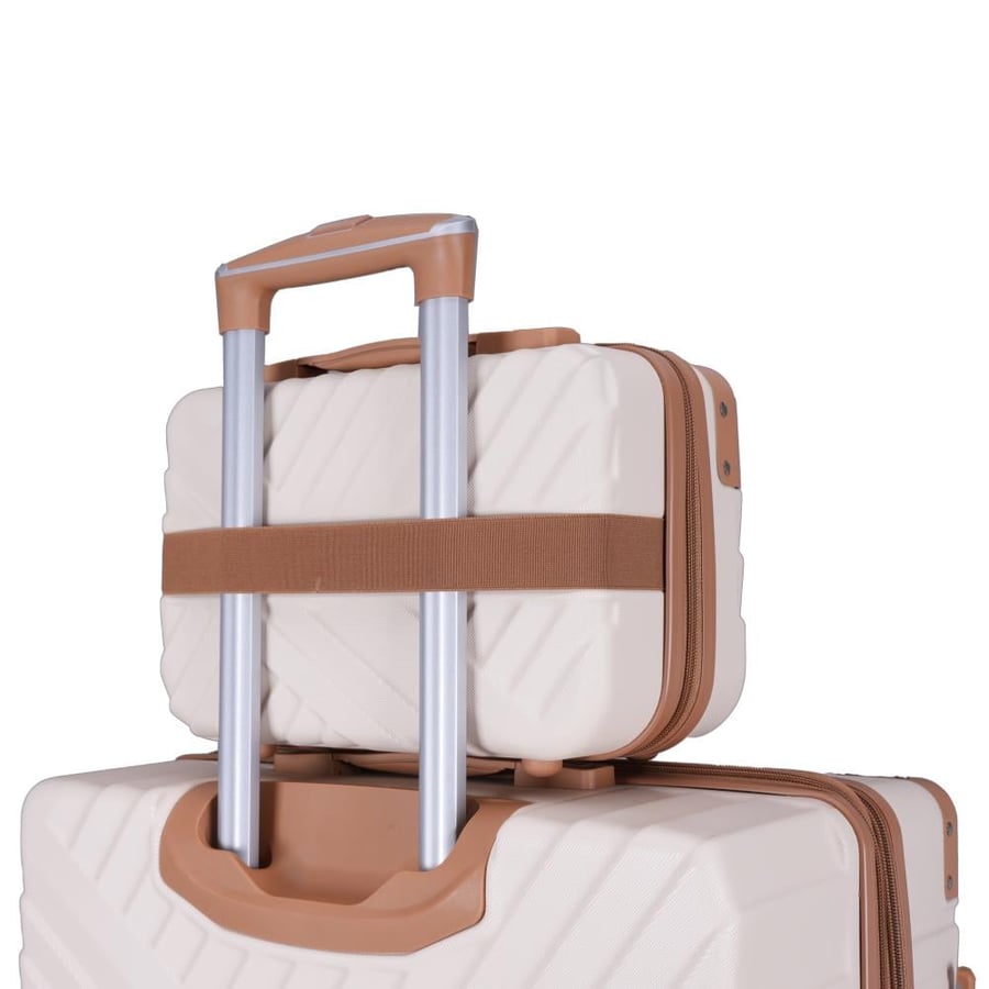 6-Piece Bridal Travel Suitcase Set – Made of ABS Material