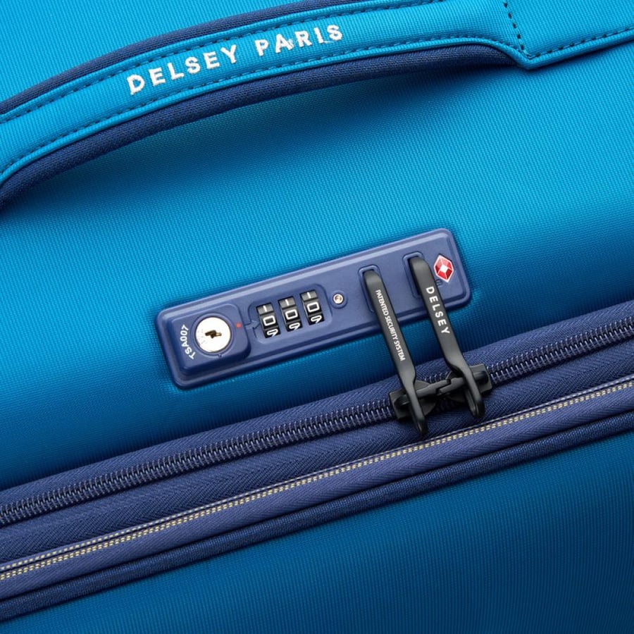 Delsey Brochant 3 Fabric Suitcase – 78 cm (Ultra Blue)