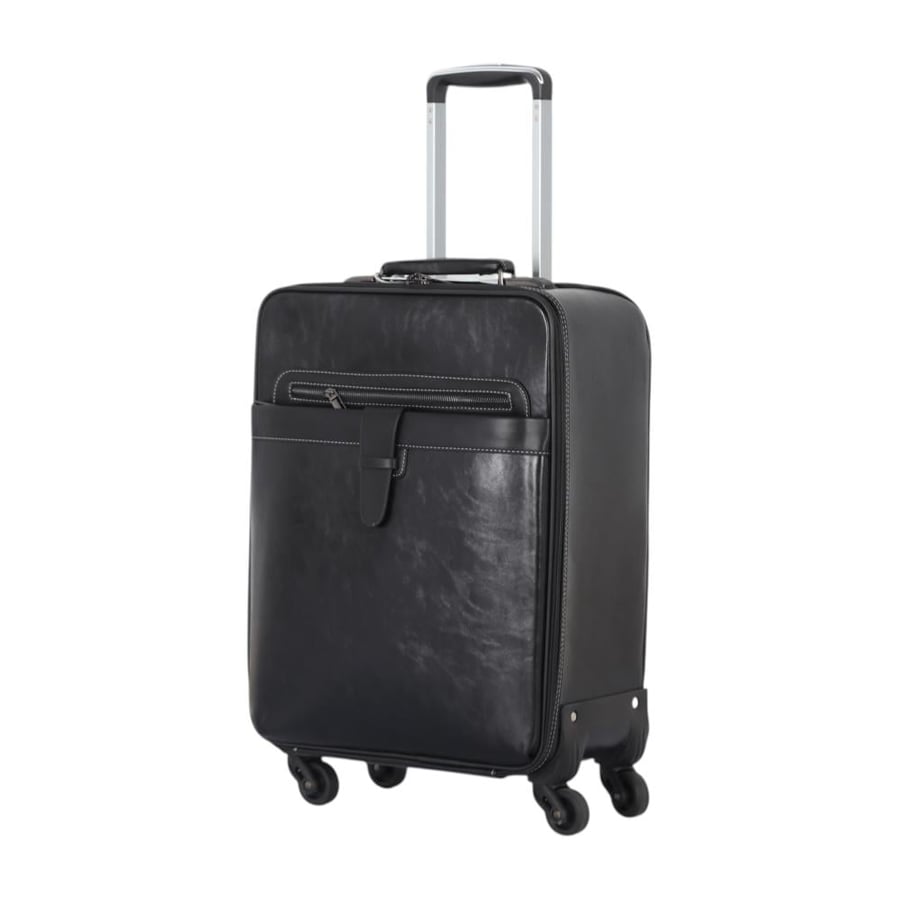2-Piece PU Leather Travel Set – 20-Inch Carry-On Suitcase + 14-Inch Handbag | Practical Elegance for Smart Travel