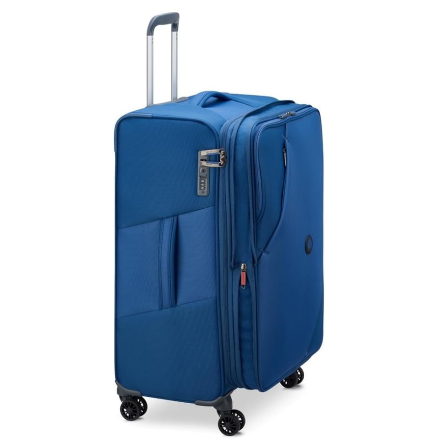 Delsey Maringa 3-Piece Fabric Suitcase Set (Blue)