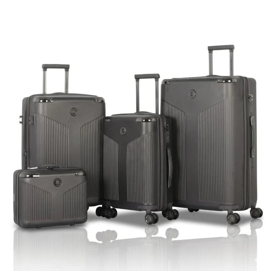 4-Piece Luggage Set with Elegant Design – Lightweight and Made from Durable, Impact-Resistant ABS Material.