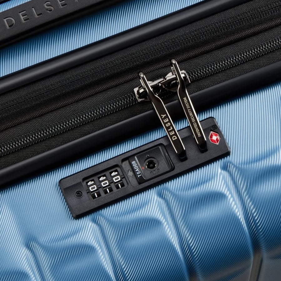 Delsey Suitcase – 55 cm – Blue Color