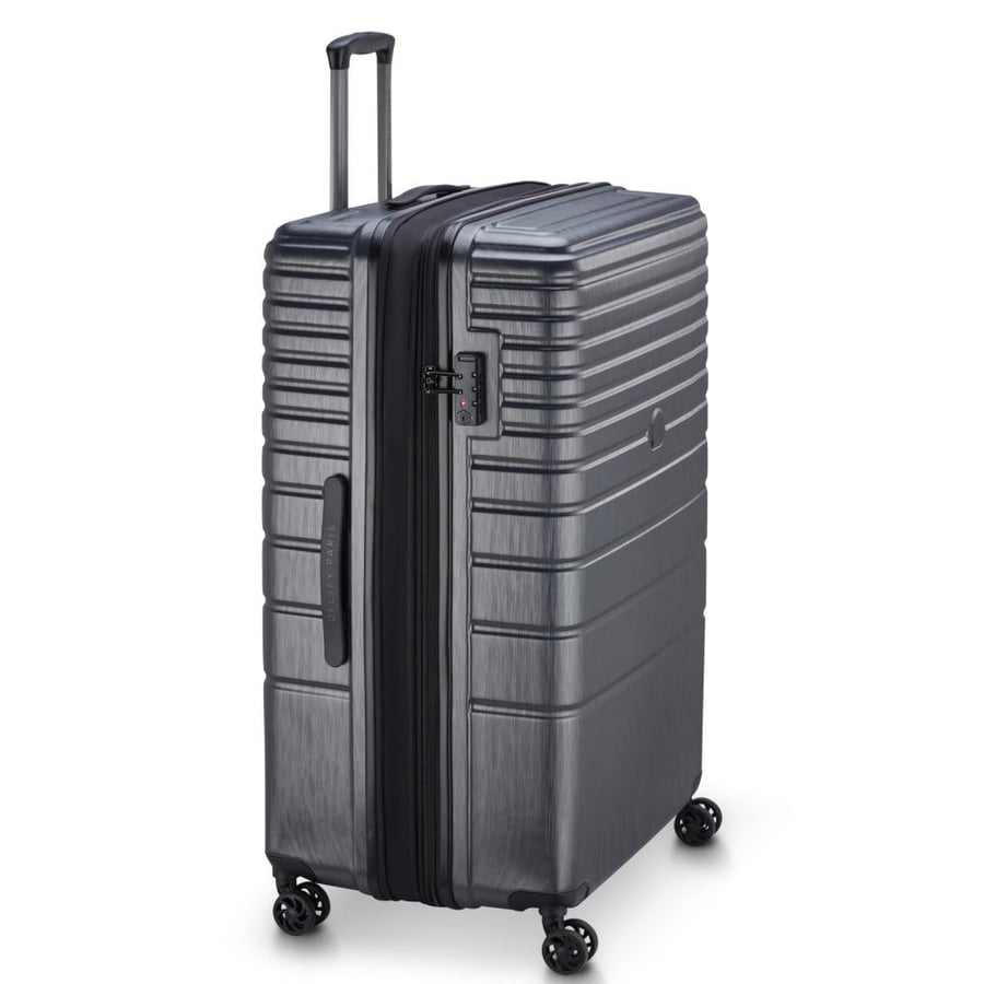 Delsey Jennifer Luggage Set – 3-Piece Set (55/70/82 cm) – Black