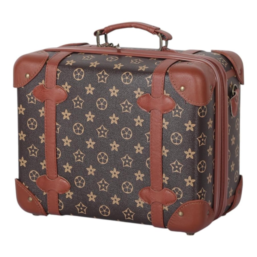 Classic Suitcase Set – Timeless Elegance & Unmatched Durability – Crafted from Premium Polypropylene & Reinforced High-Quality Leather – Break-Resistant