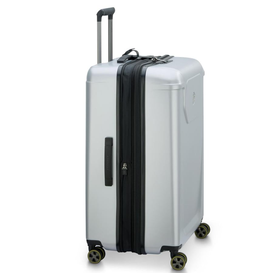 Delsey Pegase Zipper Suitcase (76 cm) – Silver