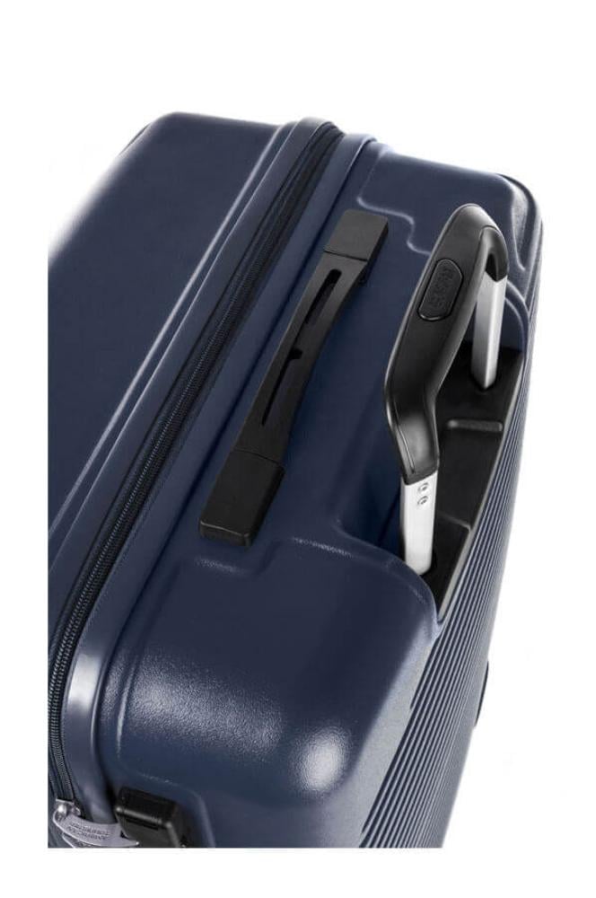 American Tourister Sky Park Suitcase – Made of ABS Material – 360° Spinner Wheels – Medium Size (66 cm)