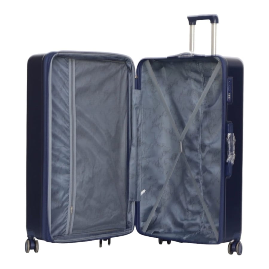 7-Piece Travel Suitcase Set – Includes 5 Trolley Suitcases and 2 Makeup Bags – Double Spinner Wheels – Expandable Zipper – DIMA Brand