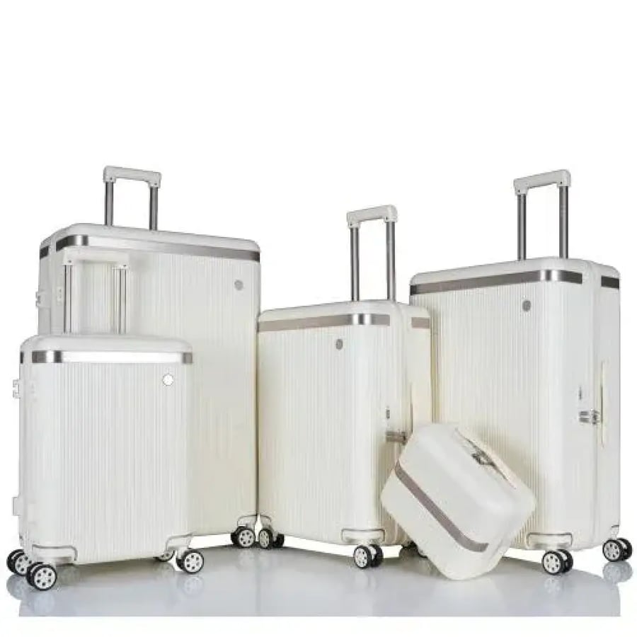 5-Piece Travel Suitcase Set – Made from High-Quality PC Material – Break-Resistant – Universal Combination Lock
