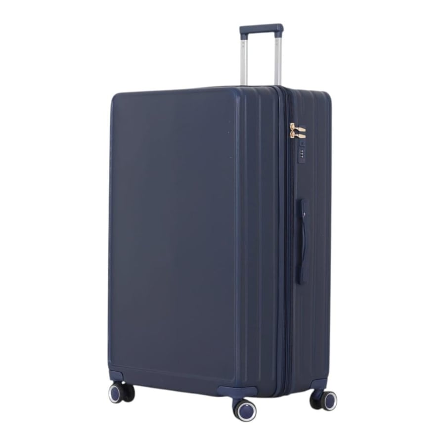 RED SEA Luggage Set – 7 Pieces (Includes 5 Trolley Suitcases and 2 Makeup Bags) – Flexible Wheels – Fixed Combination Lock