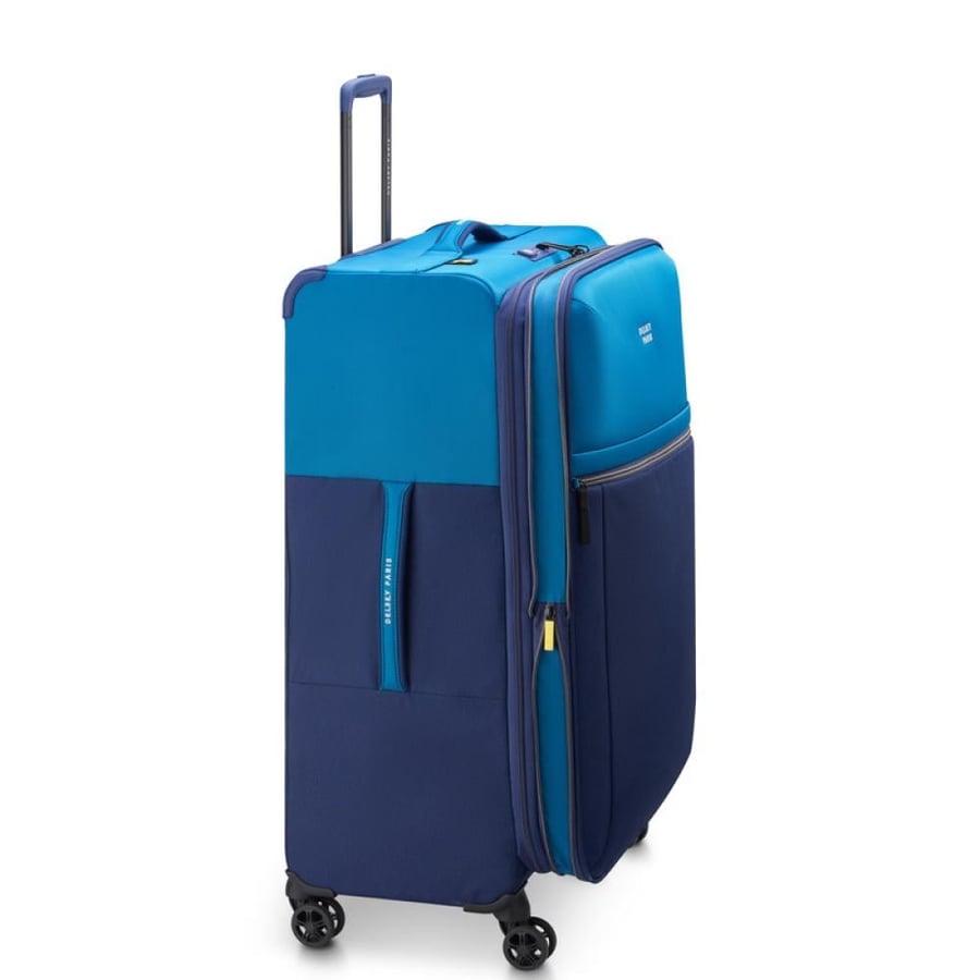 Delsey Brochant 3 Fabric Suitcase – 78 cm (Ultra Blue)