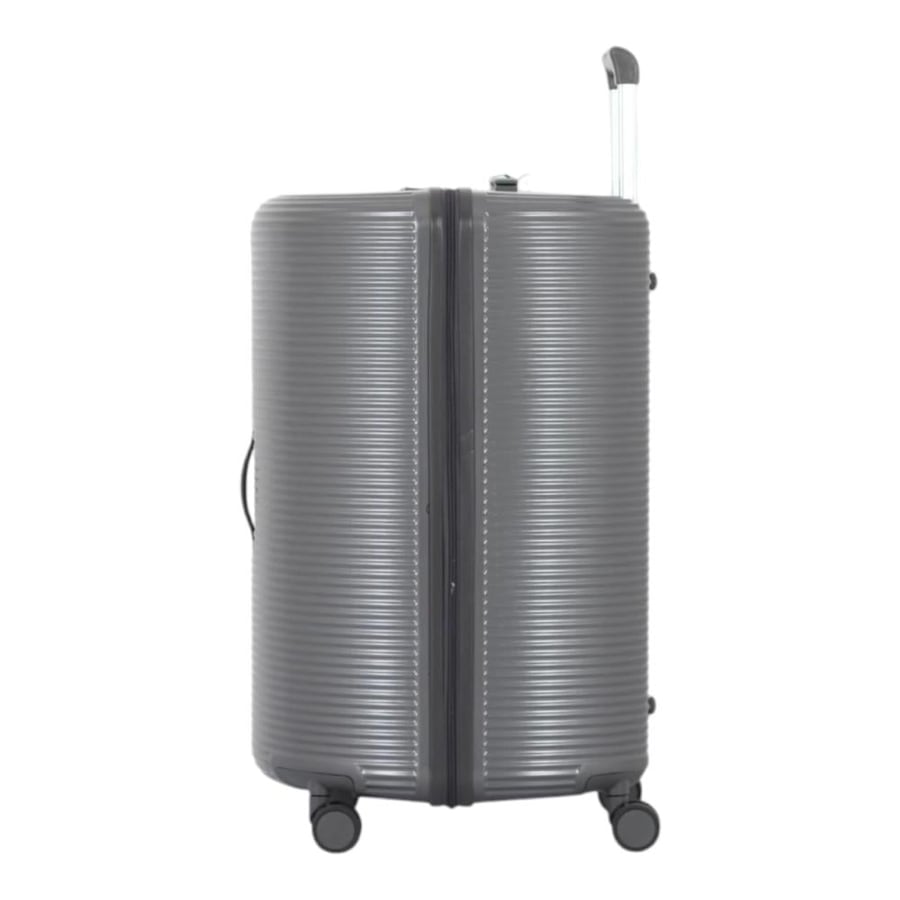 Fiber Travel Suitcase Set with Innovative Cylindrical Design – Water-Resistant – Dual 360° Spinner Wheels – Equipped with a TSA Universal Lock