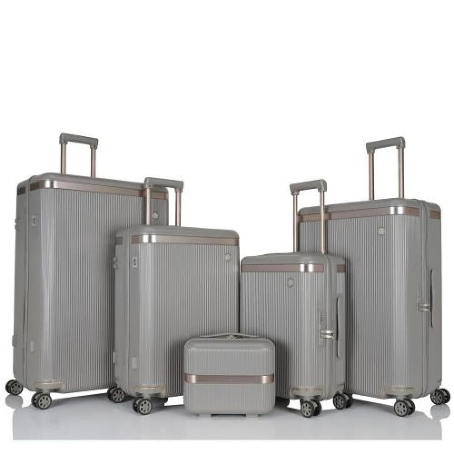 5-Piece Travel Suitcase Set – Made from High-Quality PC Material – Break-Resistant – Universal Combination Lock