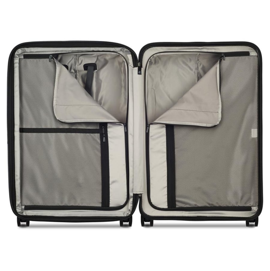 Delsey Pegase Zipper Suitcase (76 cm) – Silver